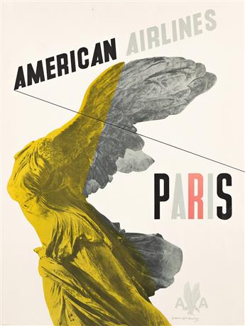 EDWARD MCKNIGHT KAUFFER (1890-1954). [AMERICAN AIRLINES]. Group of 4 posters. Sizes vary, each approximately 40x30 inches, 101½x76¼ cm.